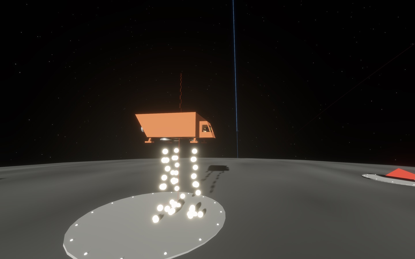 Transporter lifts off